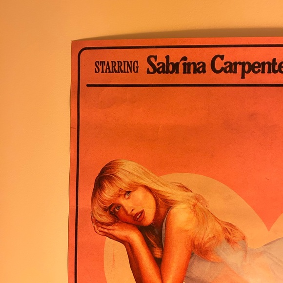 pink short n sweet tour poster, comes w confetti from the sabrina carpenter tour - Picture 4 of 5